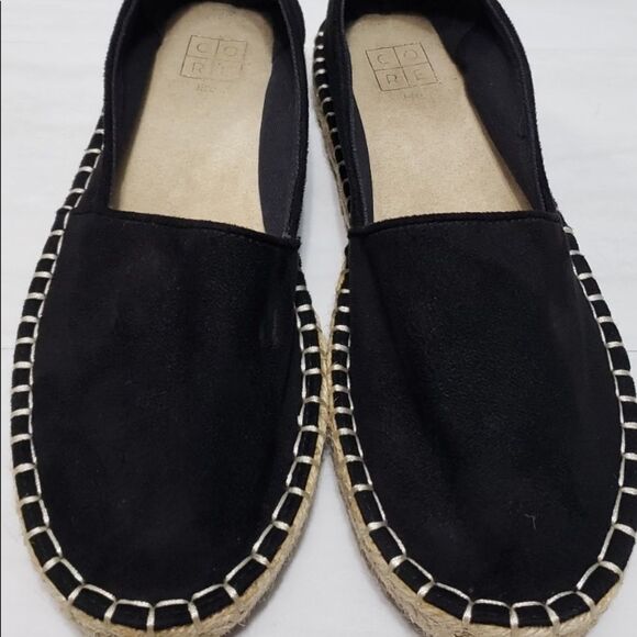 𝅺black Canvas Flats - Picture 2 of 8
